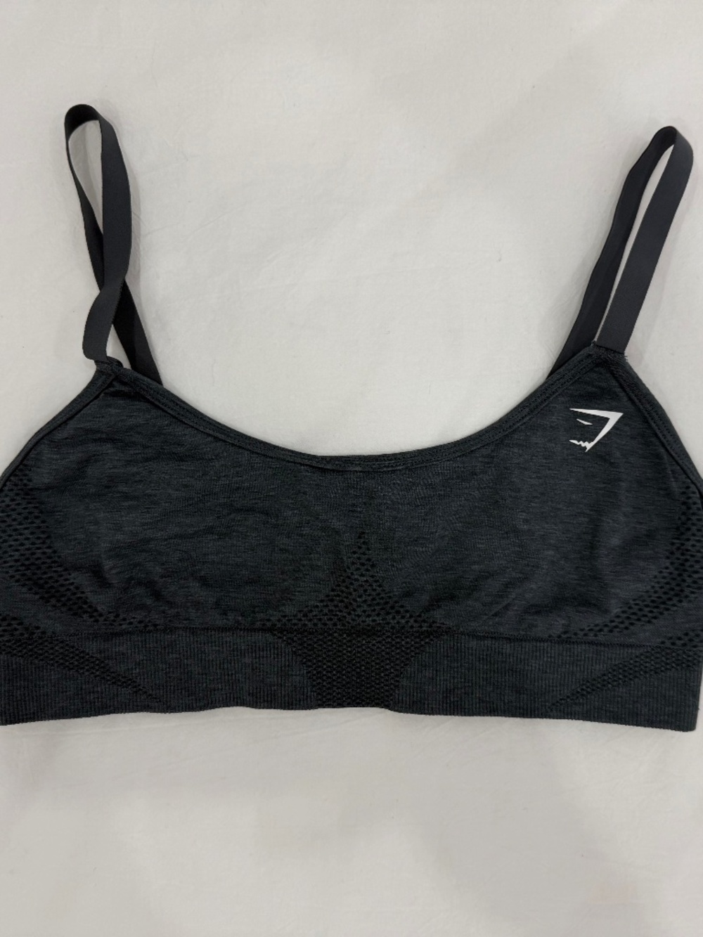 Gymshark Vital Seamless Sports Bra in Strong Grey Marl